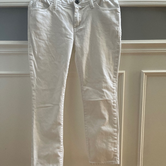 Banana Republic mid rise white denim skinny jeans - Picture 1 of 4